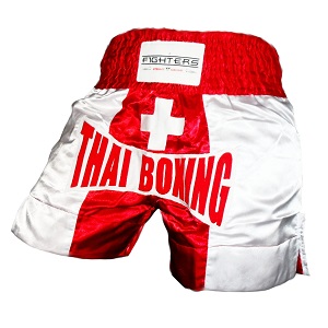 FIGHTERS - Pantaloncini Muay Thai / Svizzera / Small