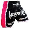 FIGHTERS - Thaibox Shorts / Elite Muay Thai / Schwarz-Pink / Medium