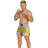 FIGHTERS - Muay Thai Shorts / Silver-Grey