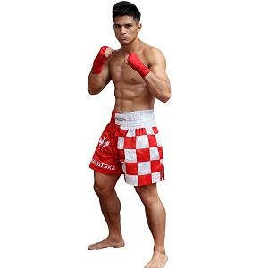 FIGHTERS - Muay Thai Shorts / Kroatien-Hrvatska / Zastava / XXL