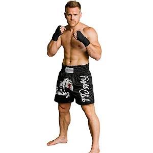 FIGHTERS - Muay Thai Shorts / Fight Club Bulldog / Schwarz / XL