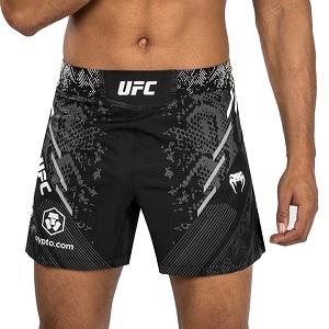 UFC Adrenaline by Venum Shorts de combat pour Hommes Authentic Fight Night / Coupe courte / Noir / Large