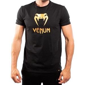 Venum - Camiseta / Classic / Negro-Oro / XL
